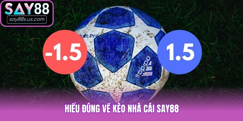 Kèo Nhà Cái Say88 Chuẩn Xác, Cập Nhật Mới Nhất 2026 Hiểu đúng về kèo nhà cái Say88