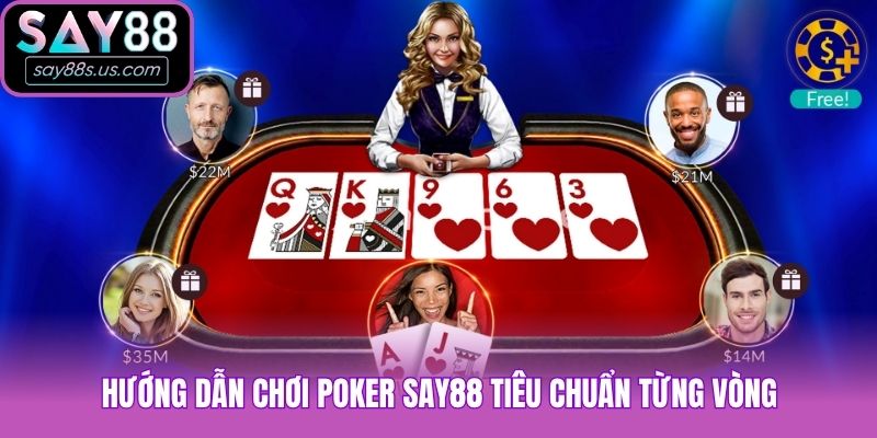 Poker Say88, Những Lưu Ý Từ Cao Thủ Không Thể Bỏ Qua Hướng dẫn chơi Poker Say88 tiêu chuẩn từng vòng