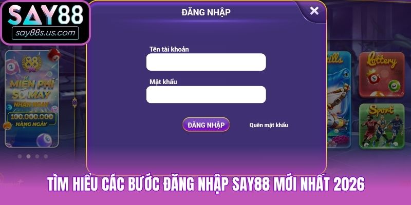 Đăng Nhập Say88 - Quy Trình Truy Cập Tài Khoản Siêu Tốc Tìm hiểu các bước đăng nhập Say88 mới nhất 2026